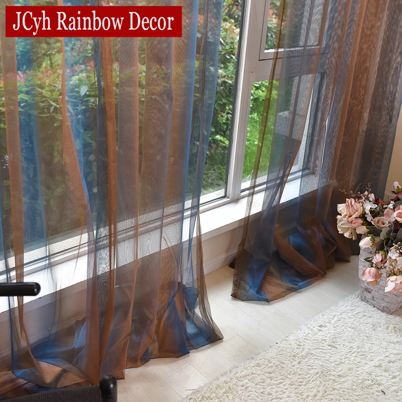 

luxury Sheer Tulle Curtains For Living Room Modern Window Sheer Curtain For Bedroom Voile Kitchen Door Curtains Fabric Drapes