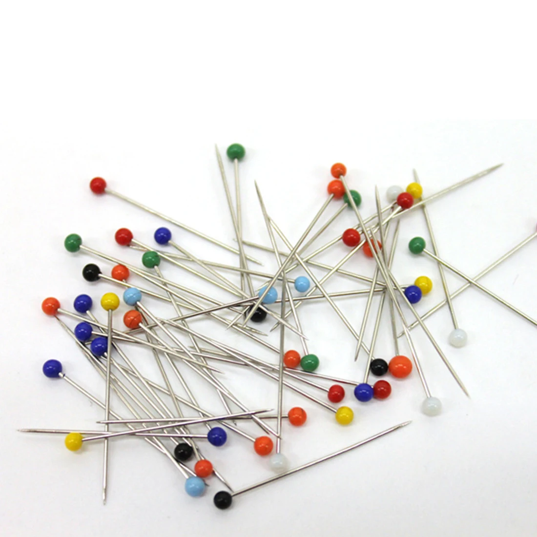 High sale 250pcs Glass Pearlized Head Pins Multicolor White Dressmaking