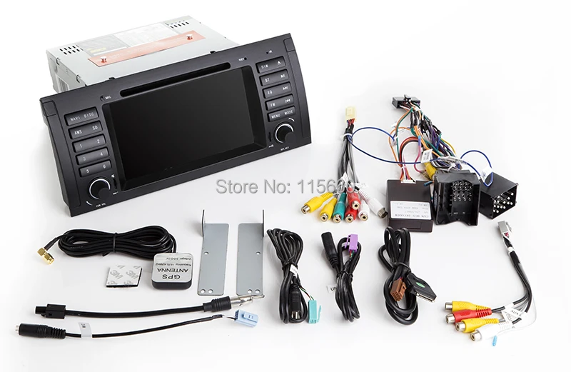 RoadRision Android 7.1.1 Quad core Car DVD for BMW 5-E39-E38 X5-E53 6