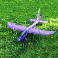 Ручной бросок самолет launch Play 48 см epp пена Glider Игрушечная модель самолета открытый Рождество 2018