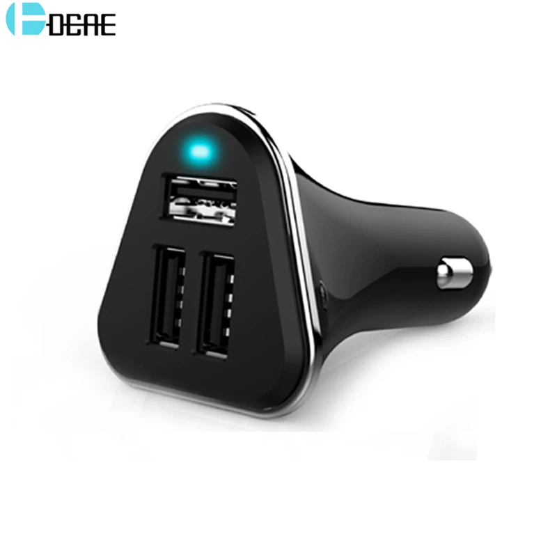 DCAE 3 USB Car Charger Quick Fast Charge Mobile Phone Car charger