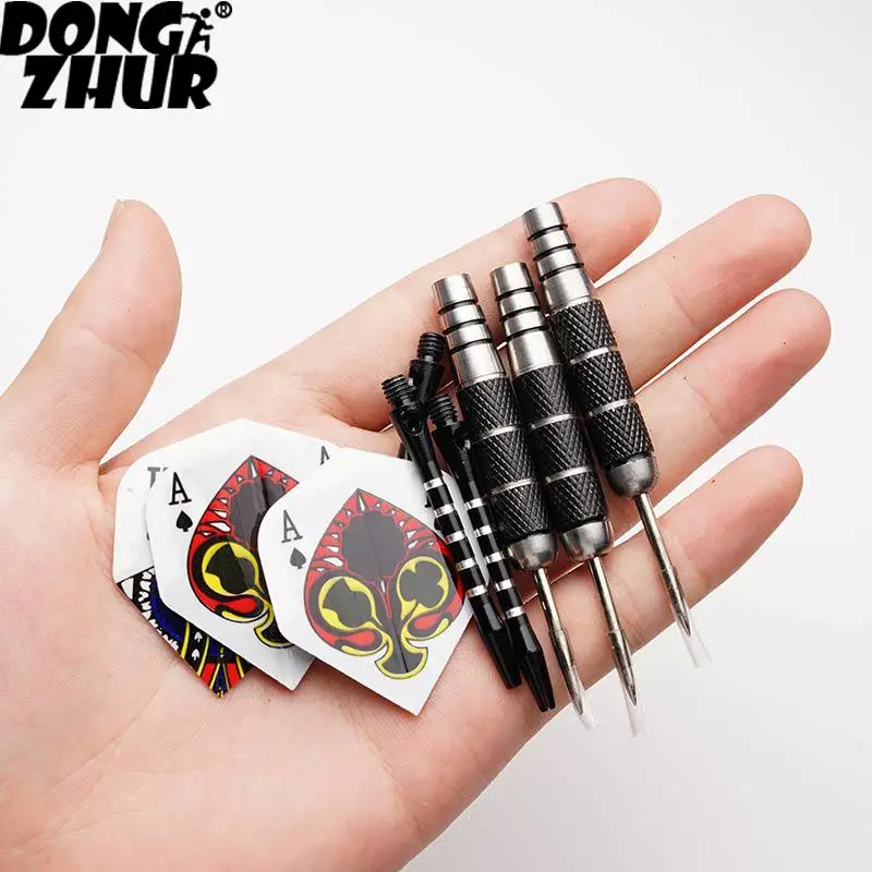 

3PCS/Set Steel Tip Darts Set Stainless Barrel with Aluminium PokerShaft Dart Tackle FY0199