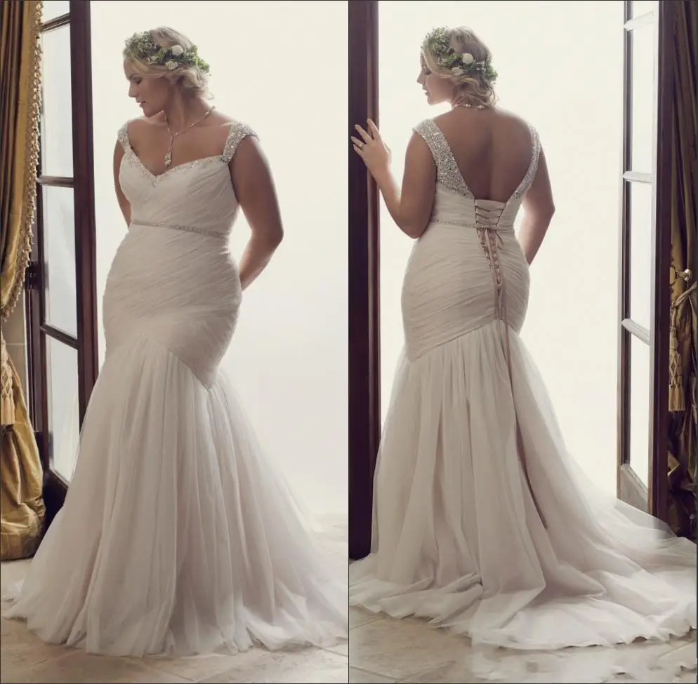 plus size form fitting wedding dresses