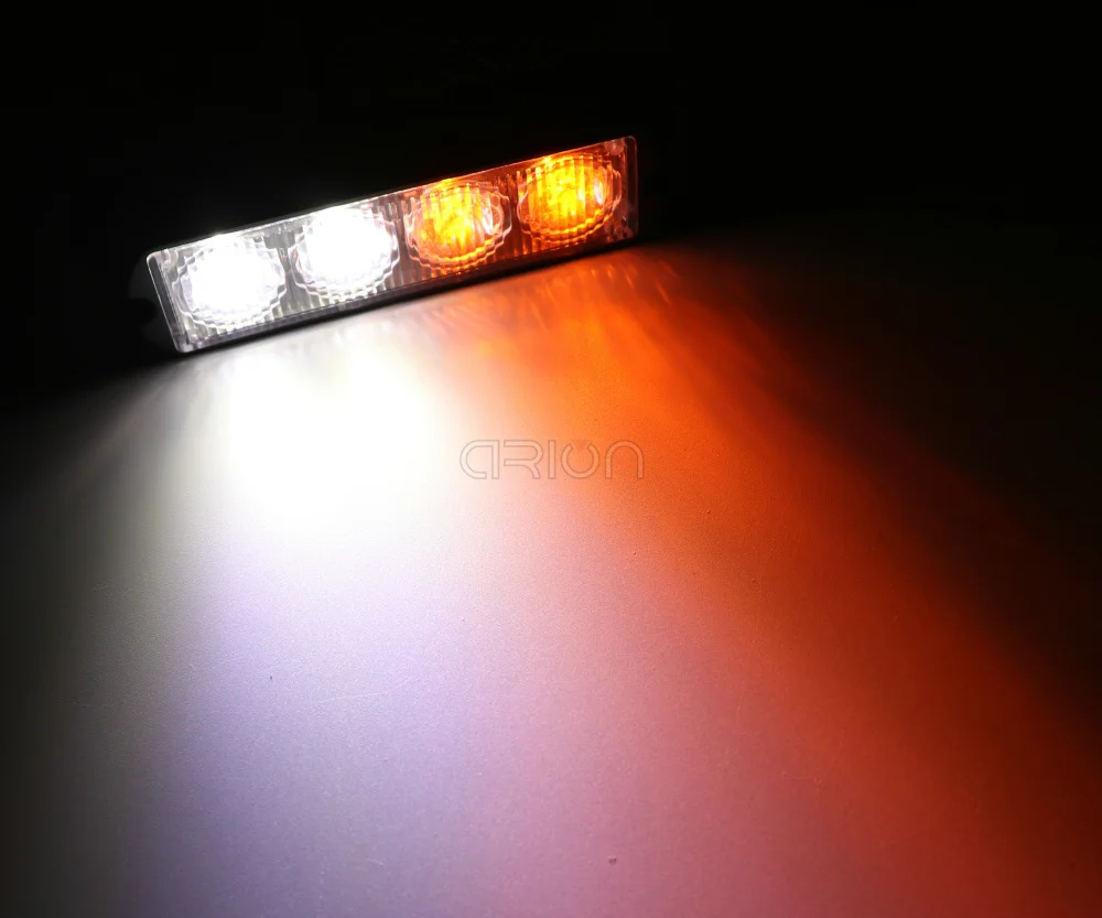 CIRION 2 шт./лот супер яркий 4 светодиодный водонепроницаемый автомобильный Грузовик аварийный стробоскоп вспышка светильник Красный Синий Янтарный Белый Цвет 18 режимов вспышки