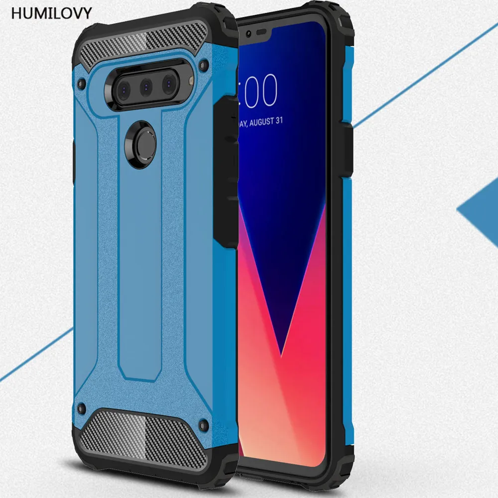 

Phone Case For LG V40 Case TPU + PC Hybrid Shockproof Armor Cover Fundas For LG V40 ThinQ Case Celular For LG V40 Thinq Coque