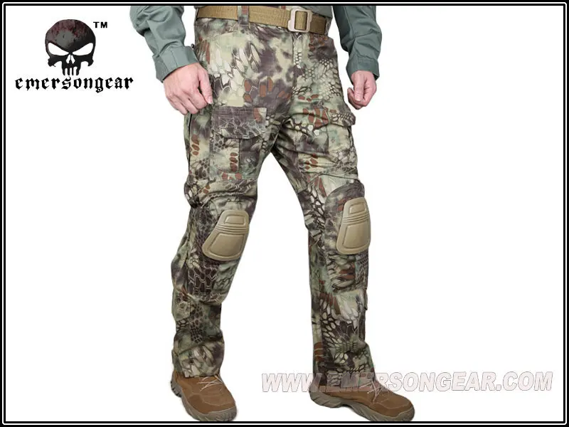 Emerson Kryptek Mandrake Camo G3 Pants with knee pads Combat Tactical airsoft Pants EM7046