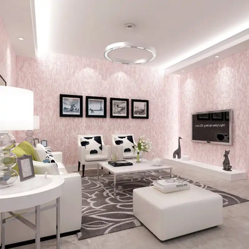 Modern Simple Solid Color Textured 3d Wallpaper For Walls Living