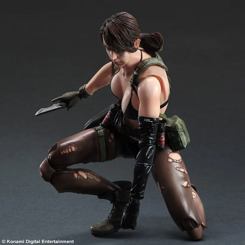 Play Arts KAI Metal Gear Solid V The Phantom Pain тихий ПВХ фигурка Коллекционная модель игрушки 26