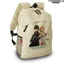 Аниме Меч Арт онлайн косплей Kirigaya Kazuto мужской и женский студенческий рюкзак сумка на плечо Повседневная мода