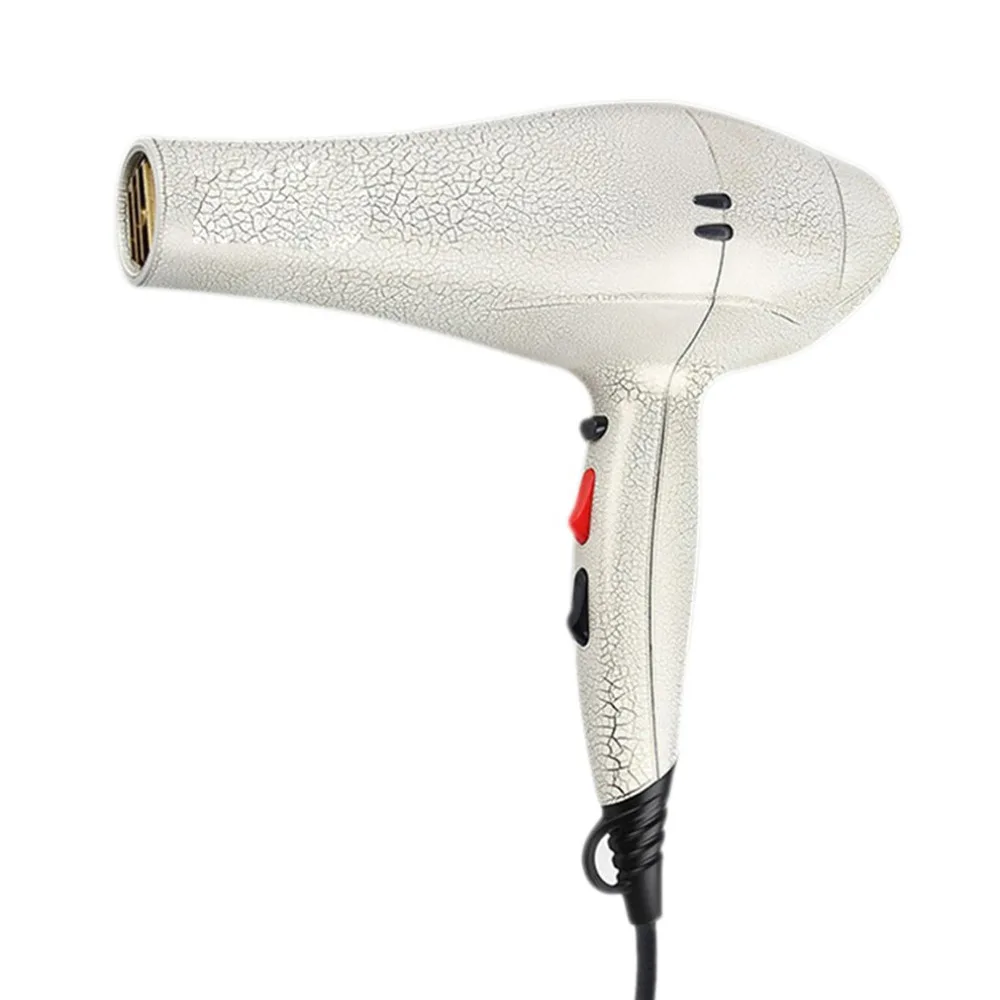 Image 2500W Low Noise Electric Hair Dryer Black Professional Ultra Quiet Blow Dryer Bathroom Salon Equipment