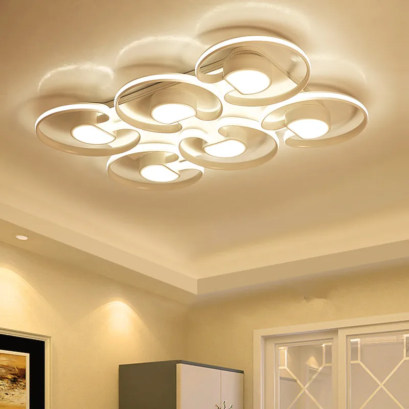 

Dimmable Modern led ceiling lights for Living Study Room Bedroom Dining room plafonnier led ceiling light with remote control