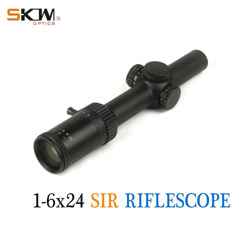 

SKWoptics Hunting 1-6x24 Rifle scopes Military Tactical BDC reticle shock proof Riflescopes
