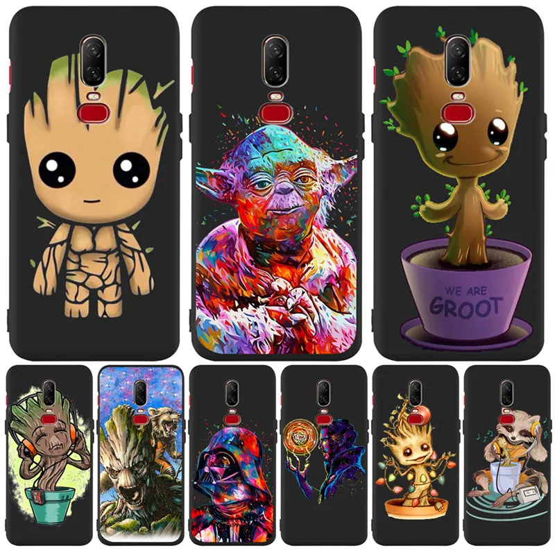 

Luxury groot Avengers Marvel For One plus 5 5T 7 Pro Oneplus 6 6T phone Case back Cover Funda Coque Etui capinha cartoon soft