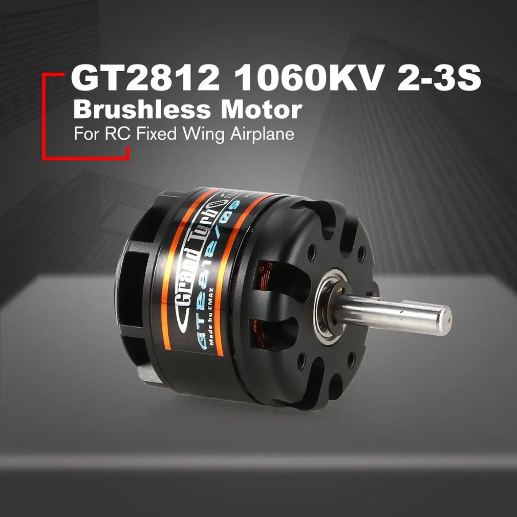 

Emax GT2812 1060KV 2-3S Lightweight Power Brushless Motor for RC Fixed Wing Airplane Drone Quadcopter Spare Parts