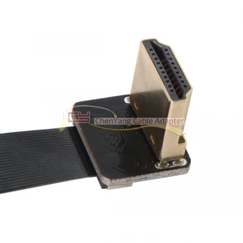 

CYFPV FPV HDMI Male to Up Angled 90D HDMI Male HDTV FPC Flat Cable for FPV HDTV Multicopter Aerial Photography