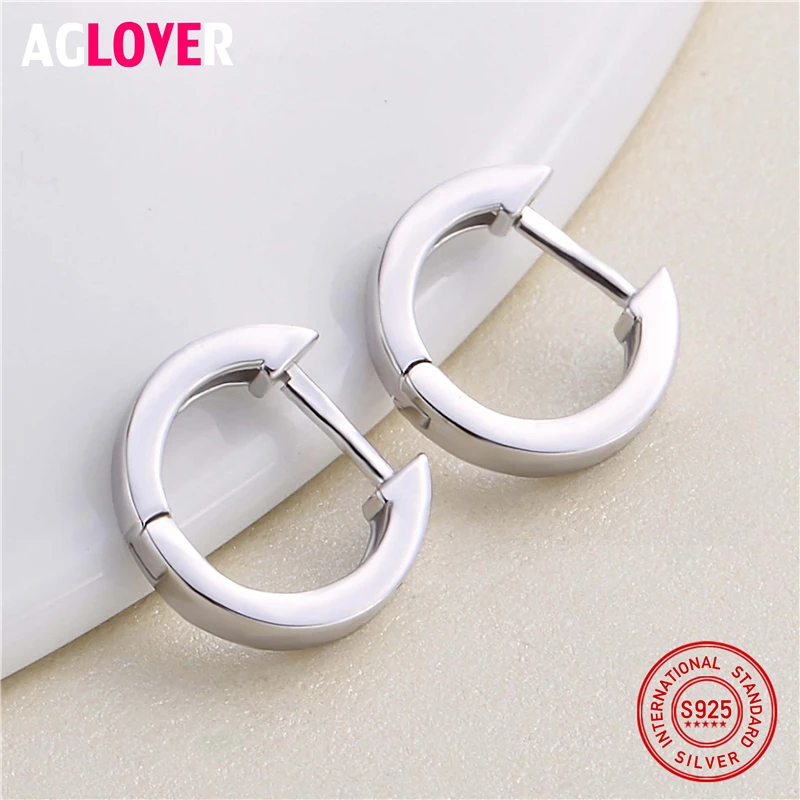 Женские серьги-кольца из настоящего чистого 925 пробы серебра года ...