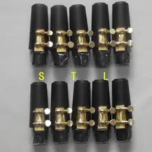 Саксофон 10 комплектов мундштук для саксофона гобоя Лигатура и Кепка