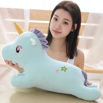 

new 35-55 cm unicorn stuffed animals soft doll cartoon unicorn animal horse high quality gift for children