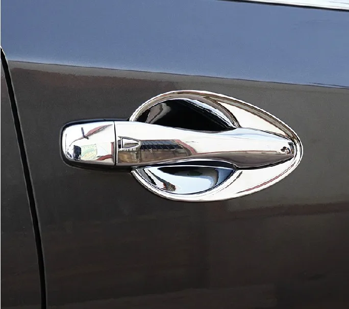 4pcs Chrome Door Handle Inserts Bowl Cover Trims For Nissan Altima