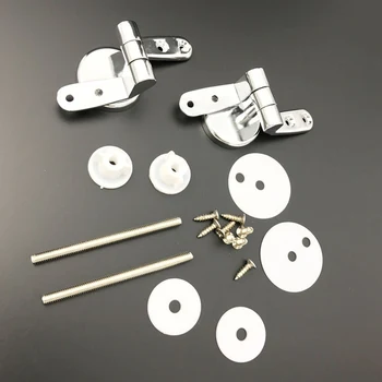 

New Hot Zinc Alloy Bathroom Toilet Accessories Hygienic Cover Hinge with Screw Hotel Accessories