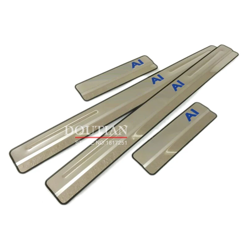 Внешний порог двери из нержавеющей стали внутренняя накладка автомобильные