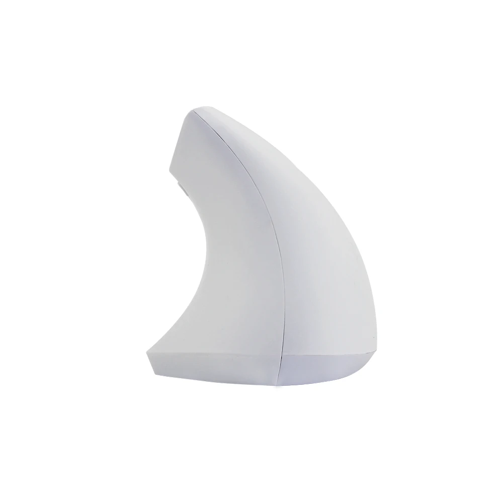 White vertical wireless mouse