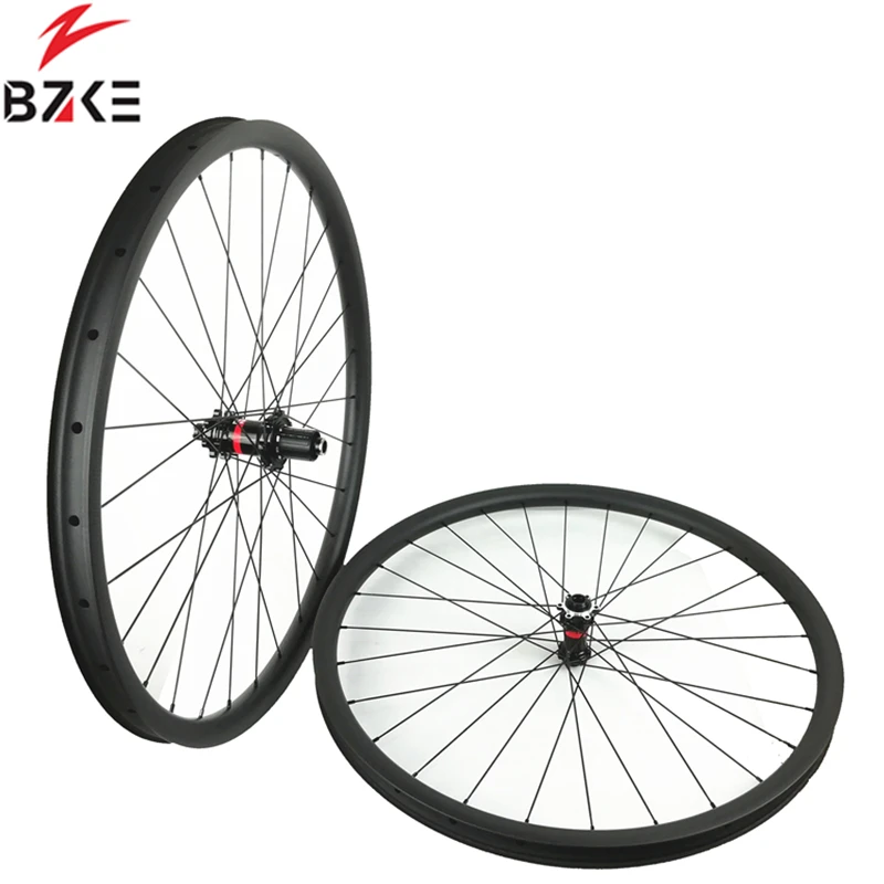 Excellent wheels MTB 29 carbon bicycle wheels for all mountain 29er carbon wheels boost bike wheels for AM 36mm width Novatec XDS641/642 7