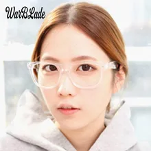 Дизайн кристально прозрачная рамка общие очки из ацетата квадратные глаза поддельные очки прозрачные линзы очки