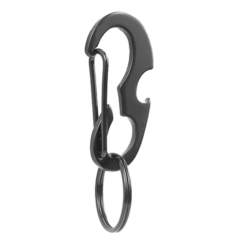 

Aluminum Carabiner Key Chain Clip Outdoor Camping Keyring Snap Hook Water Bottle Buckle Travel Kit Climbing Accessories