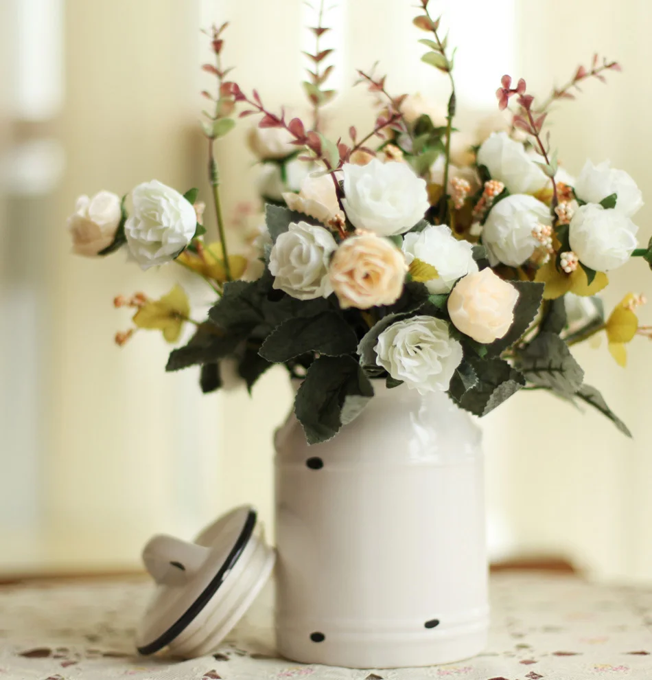 

Artificial flower set decoration flower artificial flower 7 living room dining table