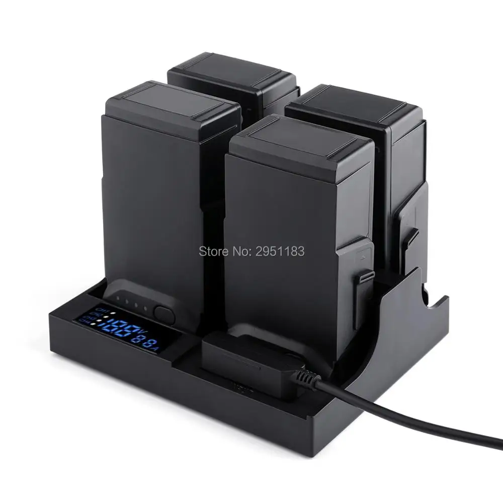 

4 in 1 Portable Drone Battery Charger Converter Battery Charging Hub Smart Charger for DJI Mavic Air Drone Accessories
