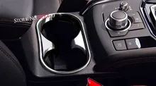 ABS Хром Интерьер держатель стакана воды крышка отделка 1 шт. для Mazda CX-5 CX5 2017 2018 стайлинга автомобилей Интимные аксессуары