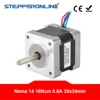 Nema 14 Stepper Motor 34mm 18Ncm(25.5oz.in) 0.8A 4-lead Nema14 Step Motor for 3D Printer/ CNC Robot ► Photo 1/5