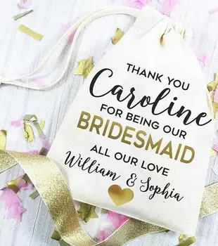 

CUSTOM name Bridesmaid Bachelorette Hangover bridal shower recovery Survival Kit wedding favor gift bags party Candy pouches