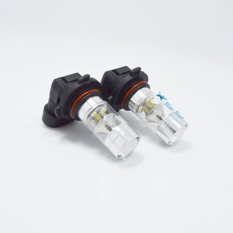 

2pcs/lot High power super bright car styling light 9006 HB4 socket 60W LED fog lamps DC 12V 750LM Driving Bulbs