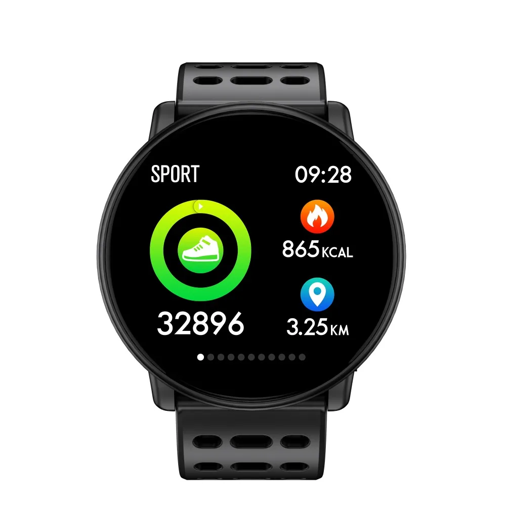 Смарт часы NY03 IP68 водонепроницаемый монитор сердечного ритма Smartwatch сообщение напоминание фитнес-трекер Браслет Q88 для Android и IOS