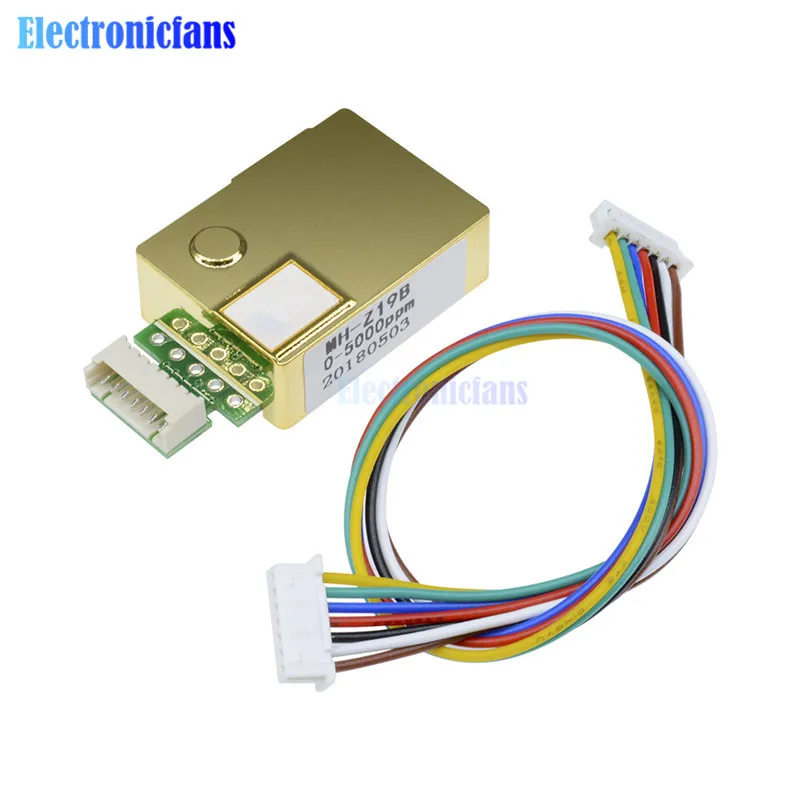 MH-Z19 инфракрасный co2 сенсор для co2 Монитор MH-Z19B датчик углекислого газа MH-Z19B CO2 Модуль UART ШИМ последовательный выход 0-5000PPM