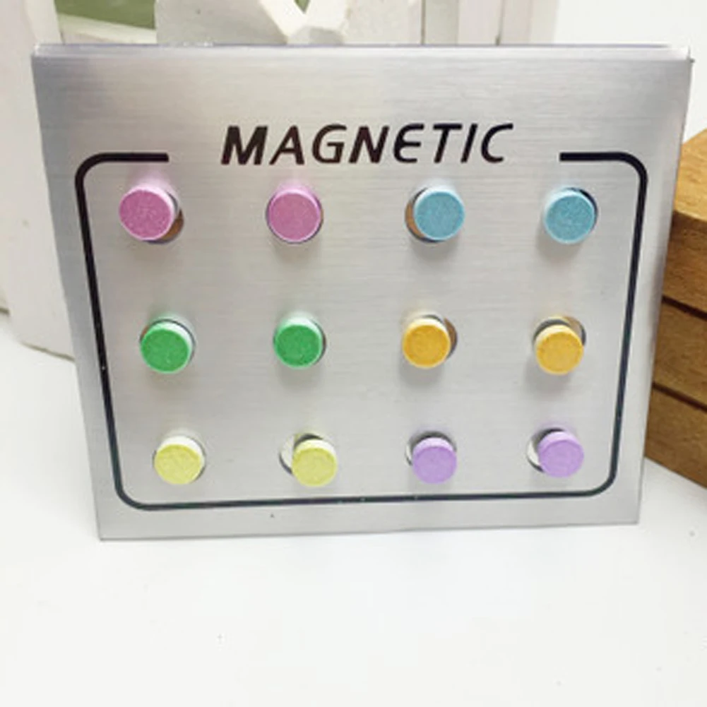 Single Side Black Circle Round Stud Earring Stainless Steel