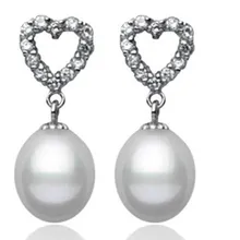 Серьги-гвоздики из пресноводного жемчуга, серьги с природным жемчугом, большие размеры, женские жемчужные серьги