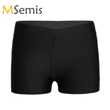 Для девочек-подростков, балетная шорты тренировочная одежда для занятий гимнастикой для девочек; балетки с v-образным вырезом спереди пояс шорты низом для девочек и мальчиков спортивные гимнастические тренировки