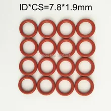 free shipping 200pieces fuel injector upper oring 7.8*1.9mm rubber seals for toyota mazda repair kits ASNU17 (AY-O2002B)