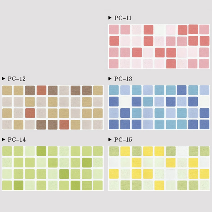 0,1x1 м ПВХ креативная мозаика самоклеющиеся обои для кухни Adesivo де Parede обои для ванной комнаты Туалет водостойкая плитка наклейка