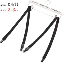 Mantieqingway черные 4 зажимы подтяжки для мужчин рубашка костюм унисекс бизнес взрослых обтягивающие пряжки подтяжки мужские подтяжки ремень подарки