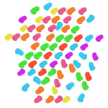 

60pcs Irregular Glow in Dark Pebbles Stones Aquarium Fish Tank Luminous Toy Fluorescent Pebbles Home Garden Walkway Pave Decor