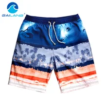 Gailang Брендовые мужские пляжные шорты-бермуды Модные мужские пляжные шорты Плавки повседневные быстросохнущие пляжные шорты мужские купальники