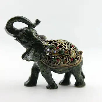 

New Design Elephant Trinket Box Home Decorative Jewelry Box