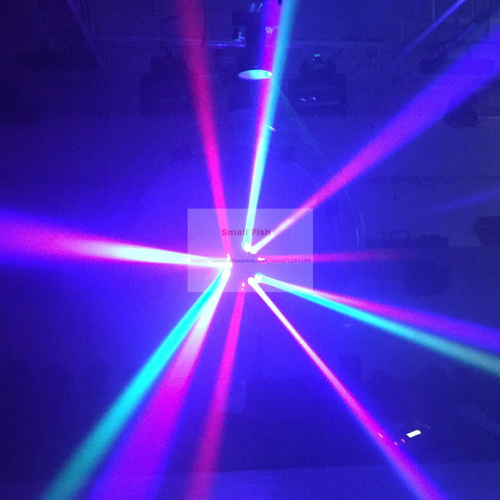 Feixe de Luzes com 12 e 43 Canal de Transporte Venda Quente! 1 Pcs Moving Head Luz Mini Led Aranha 9x3 w Rgb Full Color Dmx Rápido 21 moving head light