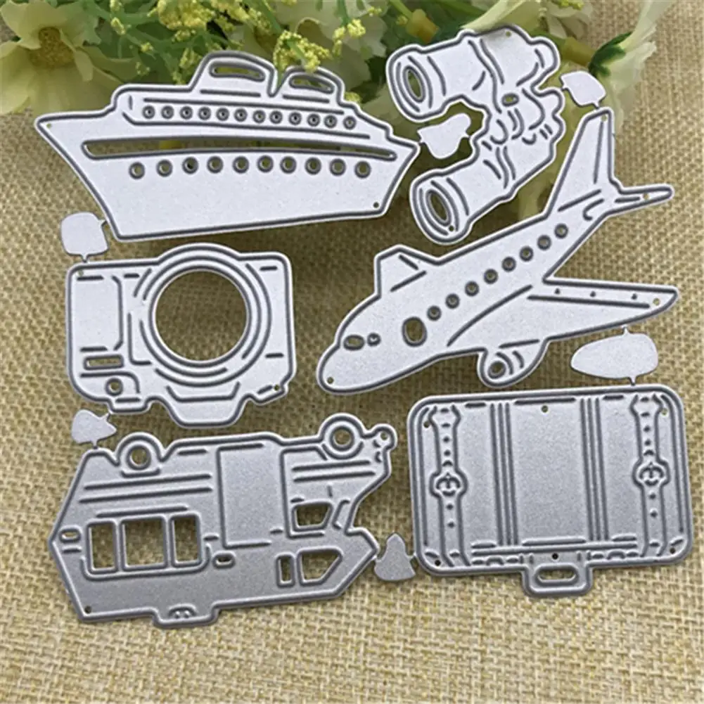 

Ship Plane Metal Cutting Dies DIY Scrapbook Emboss Paper Cards Album Art Stencil