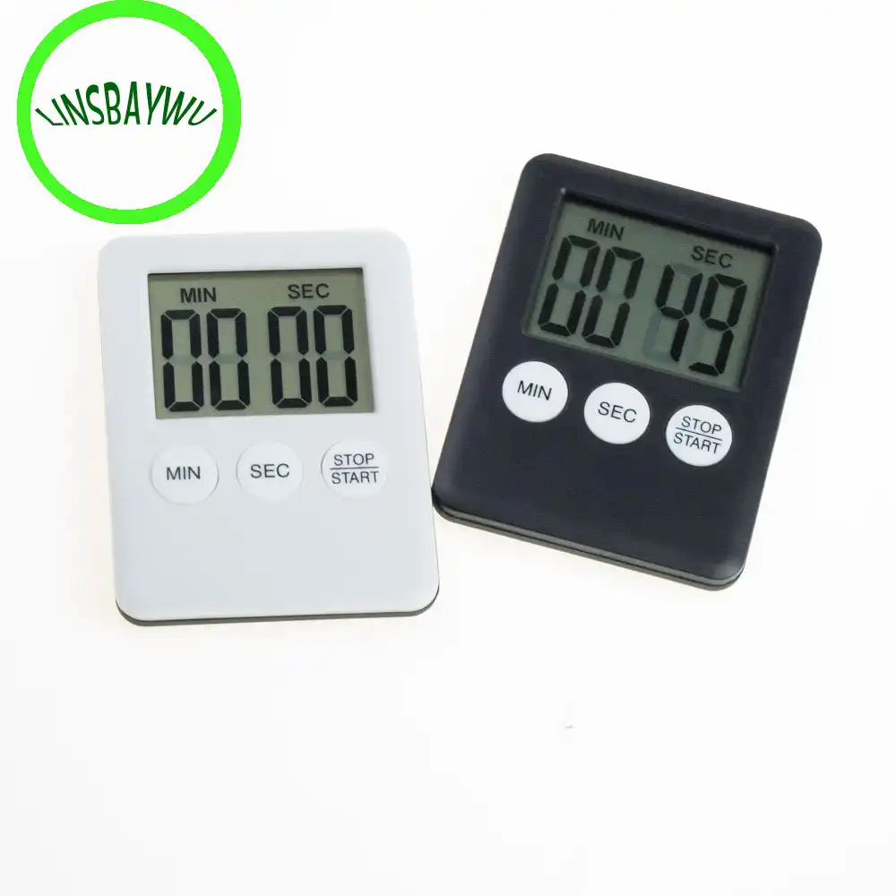 Large LCD Digital Timer Kitchen Cooking Count-Down Up Loud Alarm Magnetic