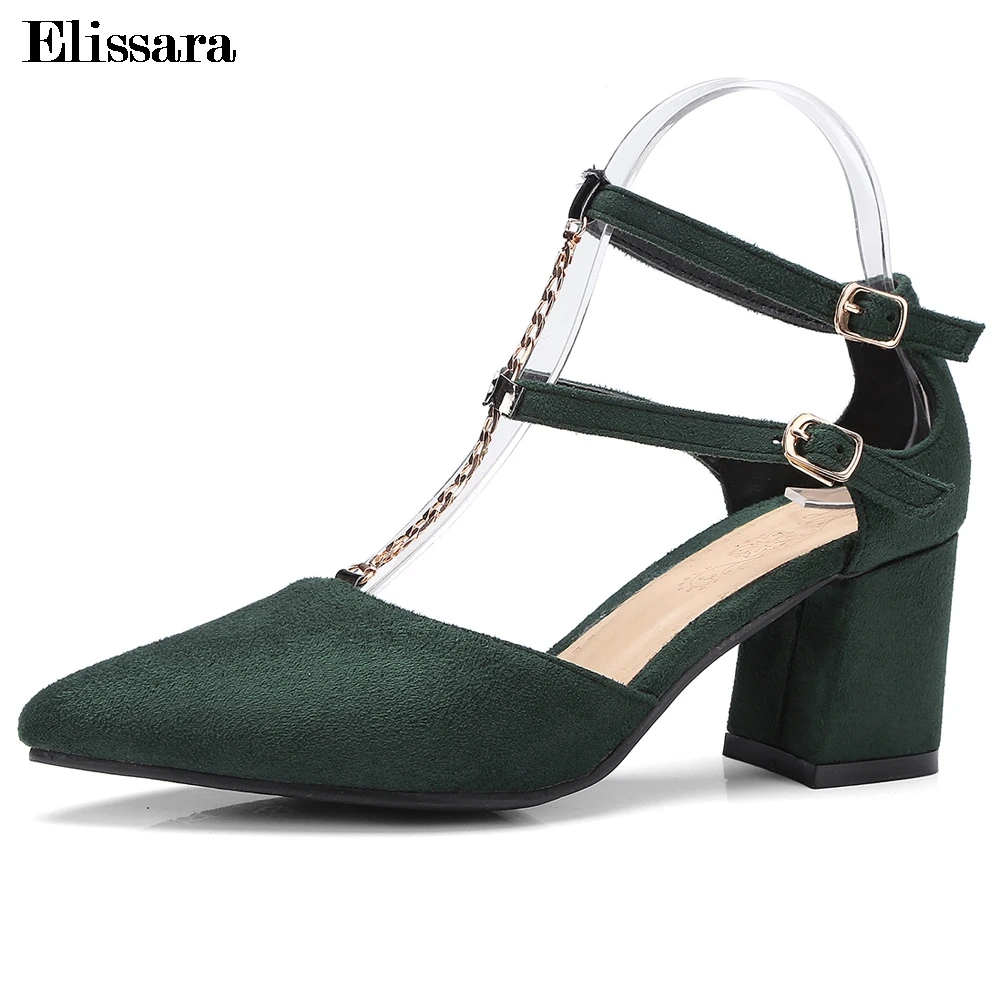 

Women's Sexy High Heels Pumps Female Shoes Woman Ankle Straps high-heeled Wedding Party Shoes Plus Size 33-43 Elissara